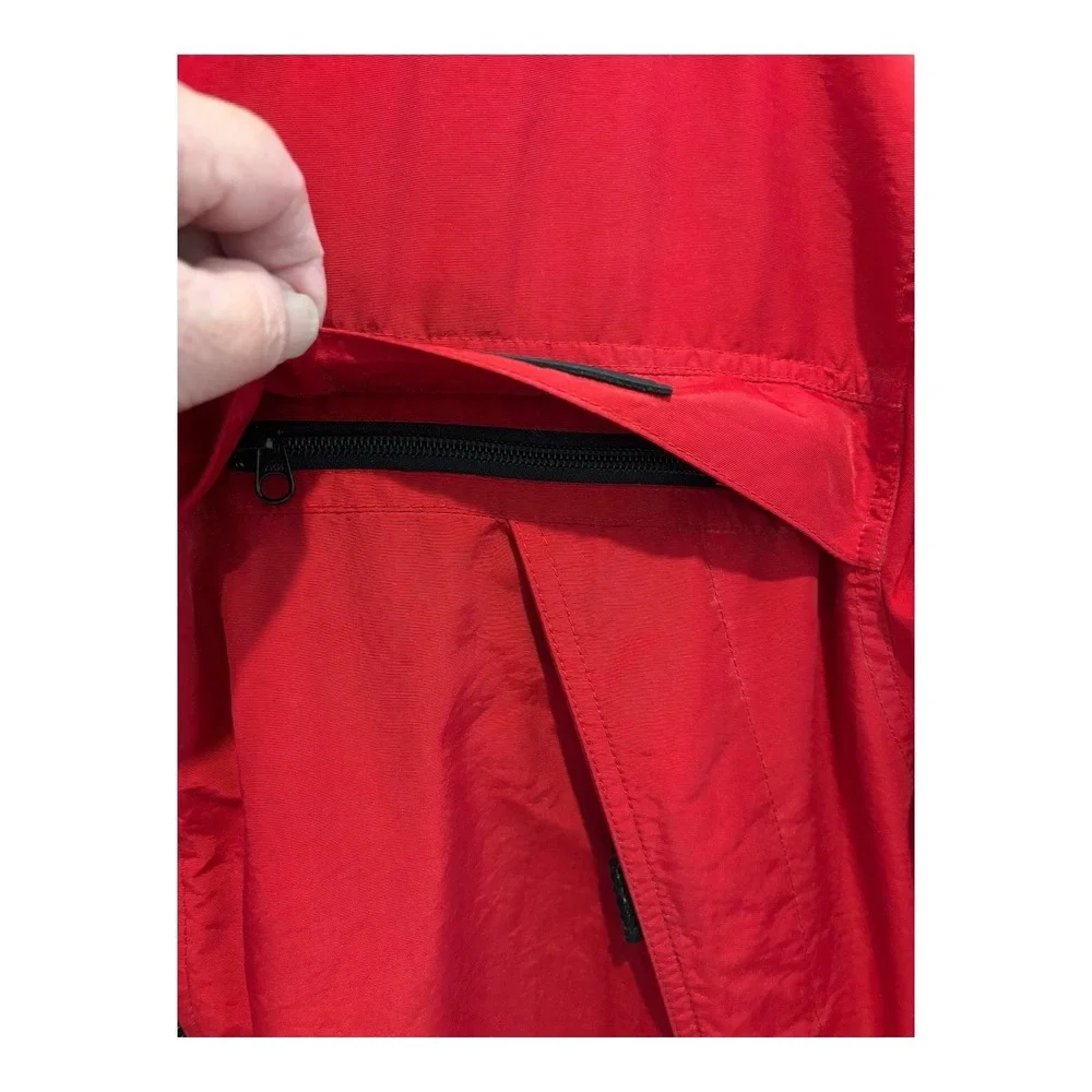 Eddie Bauer Thinsulate Red Hooded Jacket XL Men Nylon Insulated Winter‎ Coat